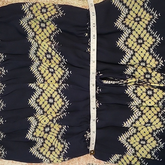 City Triangles Strapless Side Slit Partially Lined Sheer Overlay Maxi - Size M - Picture 10 of 15